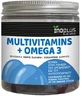 Ino Plus Multivitaminas + Omega 3 Multivitamínico para Fortalecer la Energía y el Sistema Inmunológico 60 caramelos de gelatina